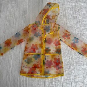 Cat & Jack Yellow Floral Raincoat